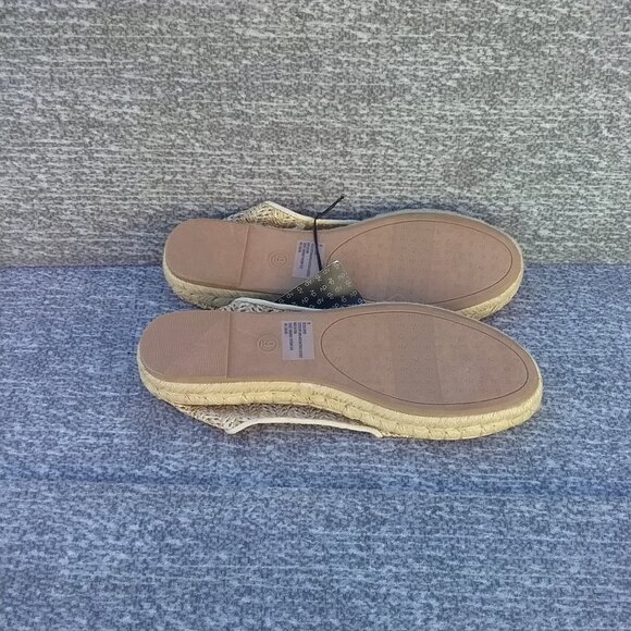 NEW Dolce Vita DV Target Women's Desiree Beige Tan Espadrille Flats Jute Size 9 - Picture 6 of 8